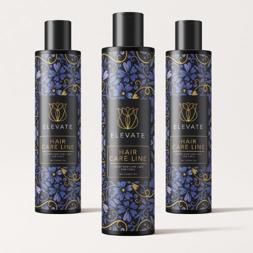 hair care packaging design