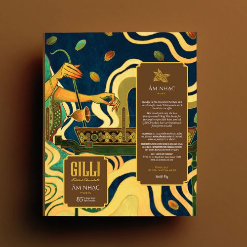 chocolate gift box packaging design