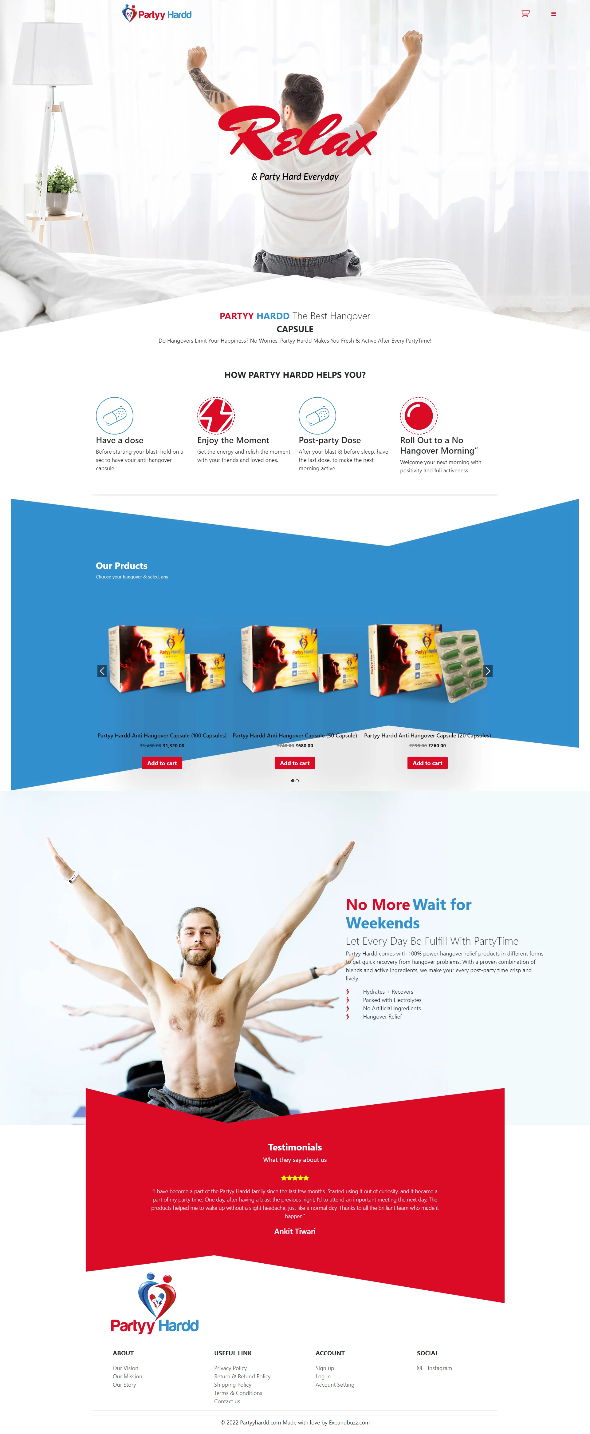 partyyhardd-website-development