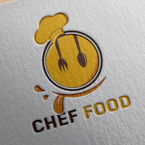 Chef food logo