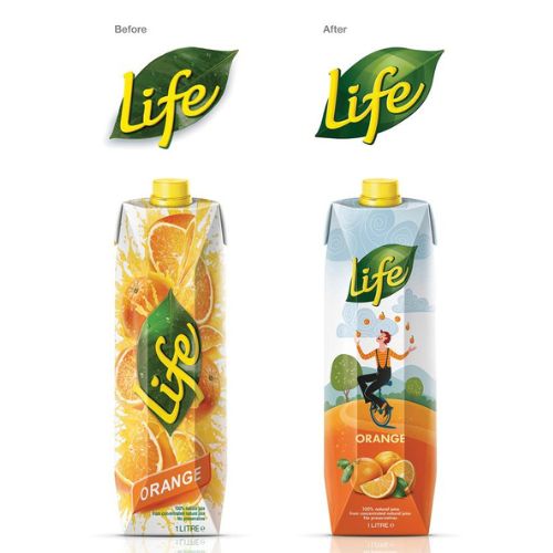 Orange life juice