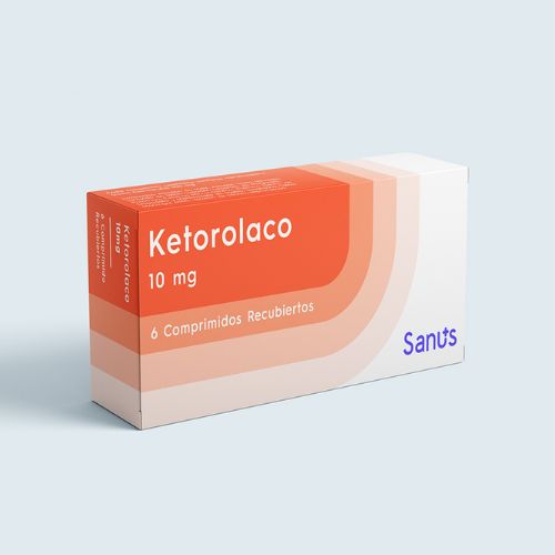 Ketorolaco box packaging design