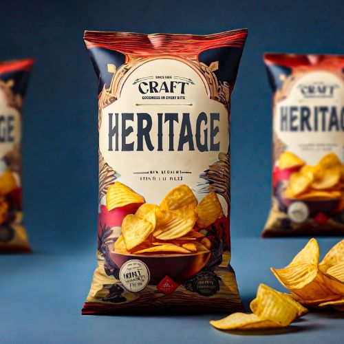 snacks pouch packaging design