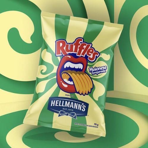 Ruffles chips packaging design