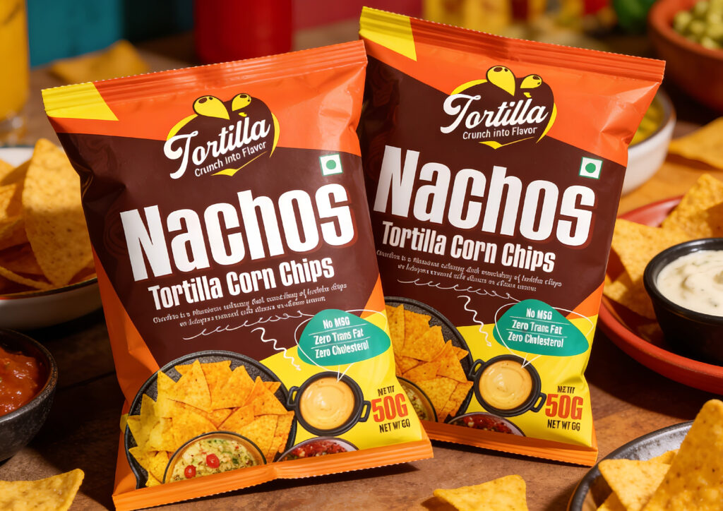 Creative Nachos packaging design