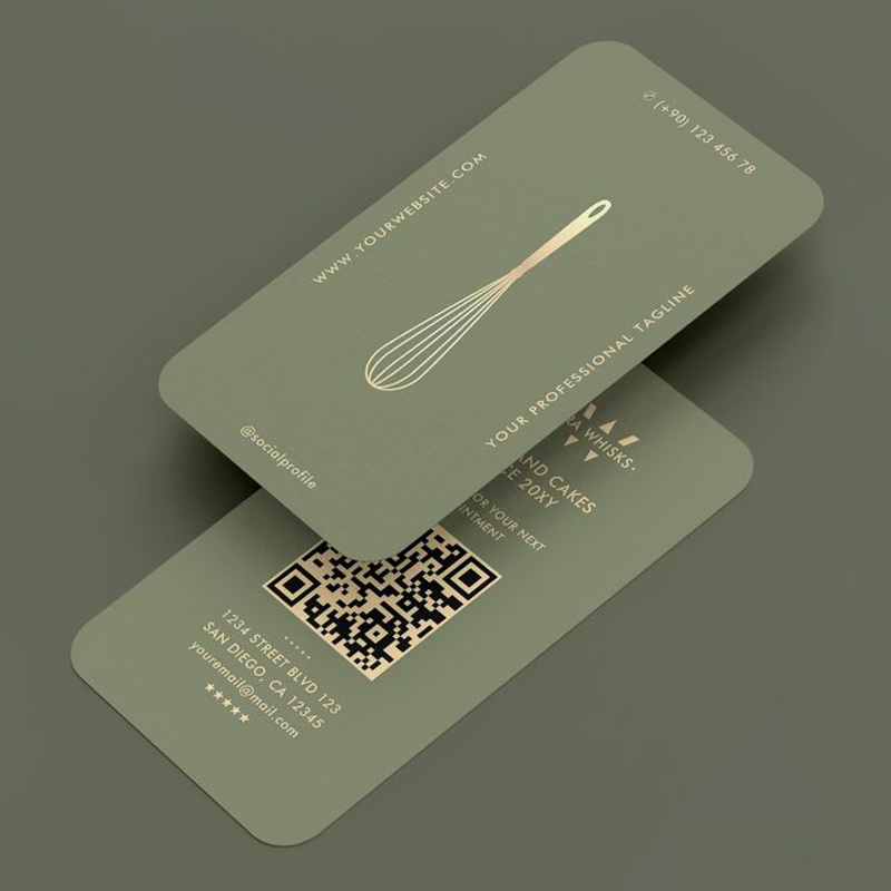 Creative premium business card designs for businesses seeking a sophisticated brand image.