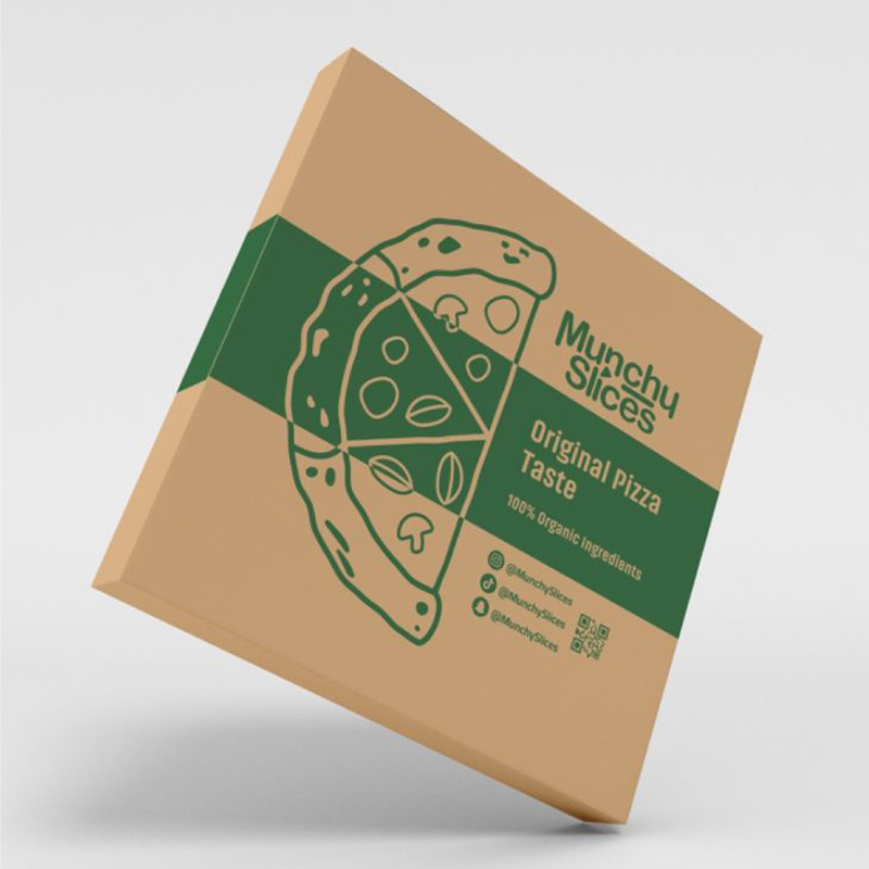 Custom corrugated pizza box packaging for pizzerias
