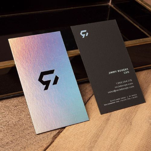 shine business card design 