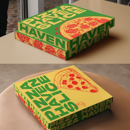 packaging pizza box design