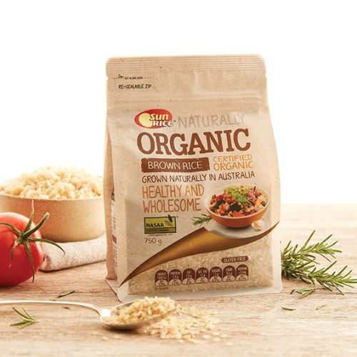 Brown rice packaging 