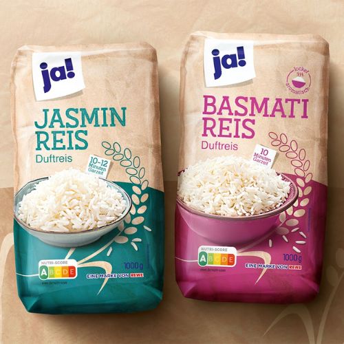 Basmati rice packaging