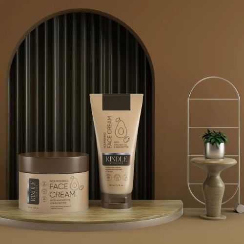 Face cream packaging design 