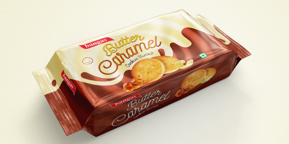 Butter caramel cookies biscuit 