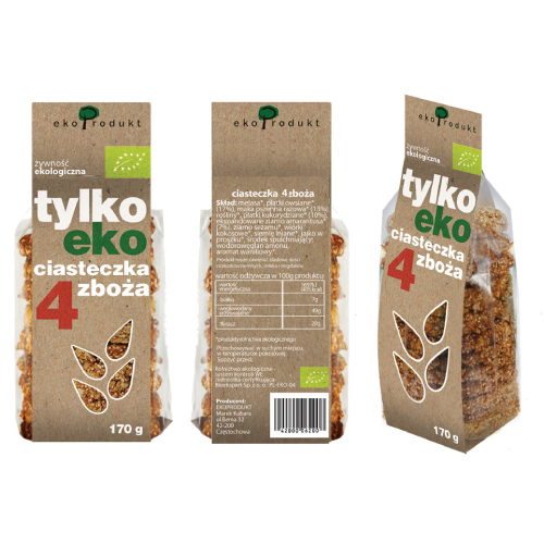 Eco-Friendly cookies pouch packaging