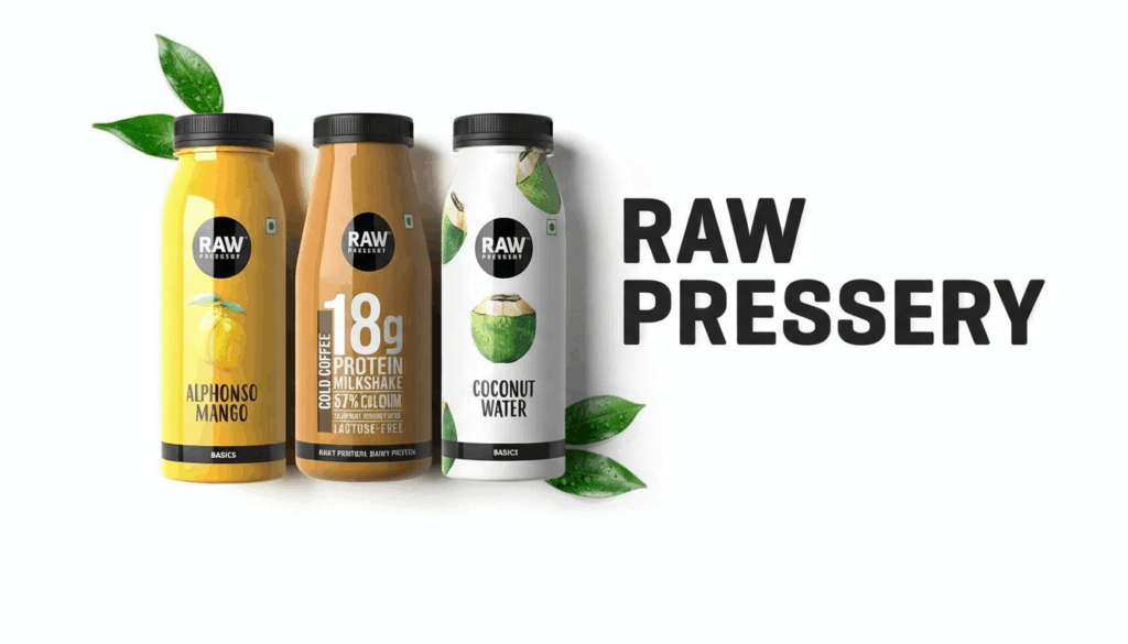 raw pressery packaging design