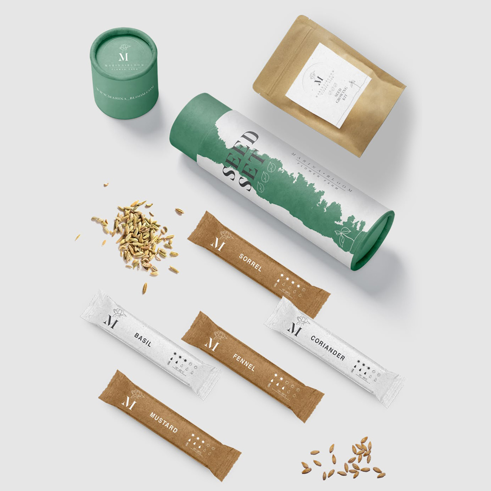 biodegradable sachet packaging design