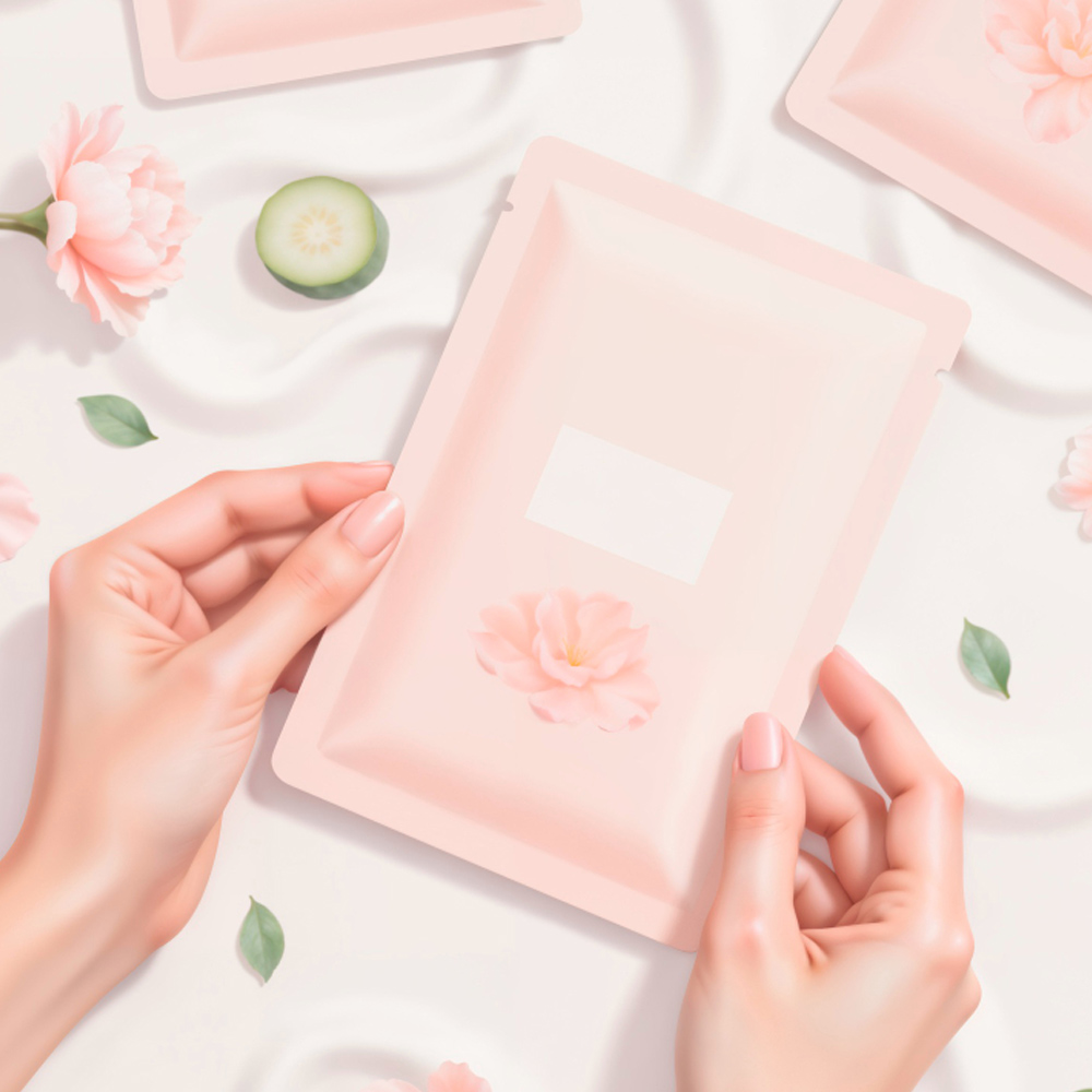 cosmetic sachet packaging