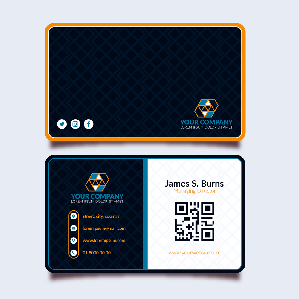 qr code premium business cards