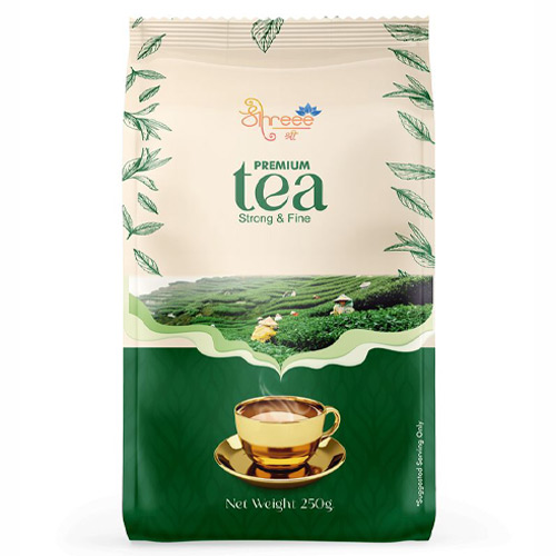 Tea brand identity highlighting the authentic origins of specialty Indian teas