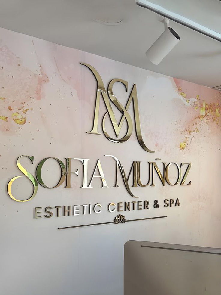 Beauty Wellness Sign Boards