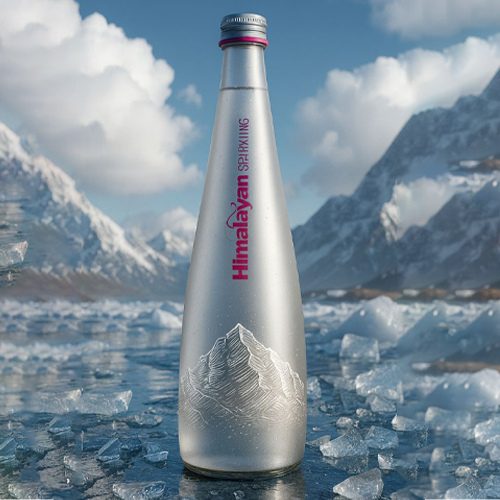 Unique water bottle inspired by Himalayan landscapes and natural purity