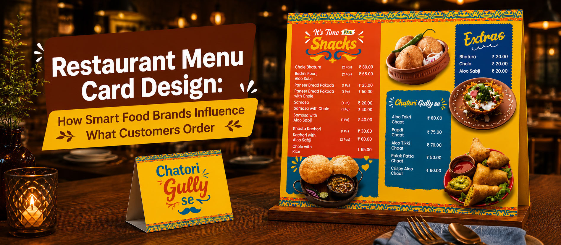 Restaurant Menu Card Design: How Smart Food Brands Influence What Customers Order