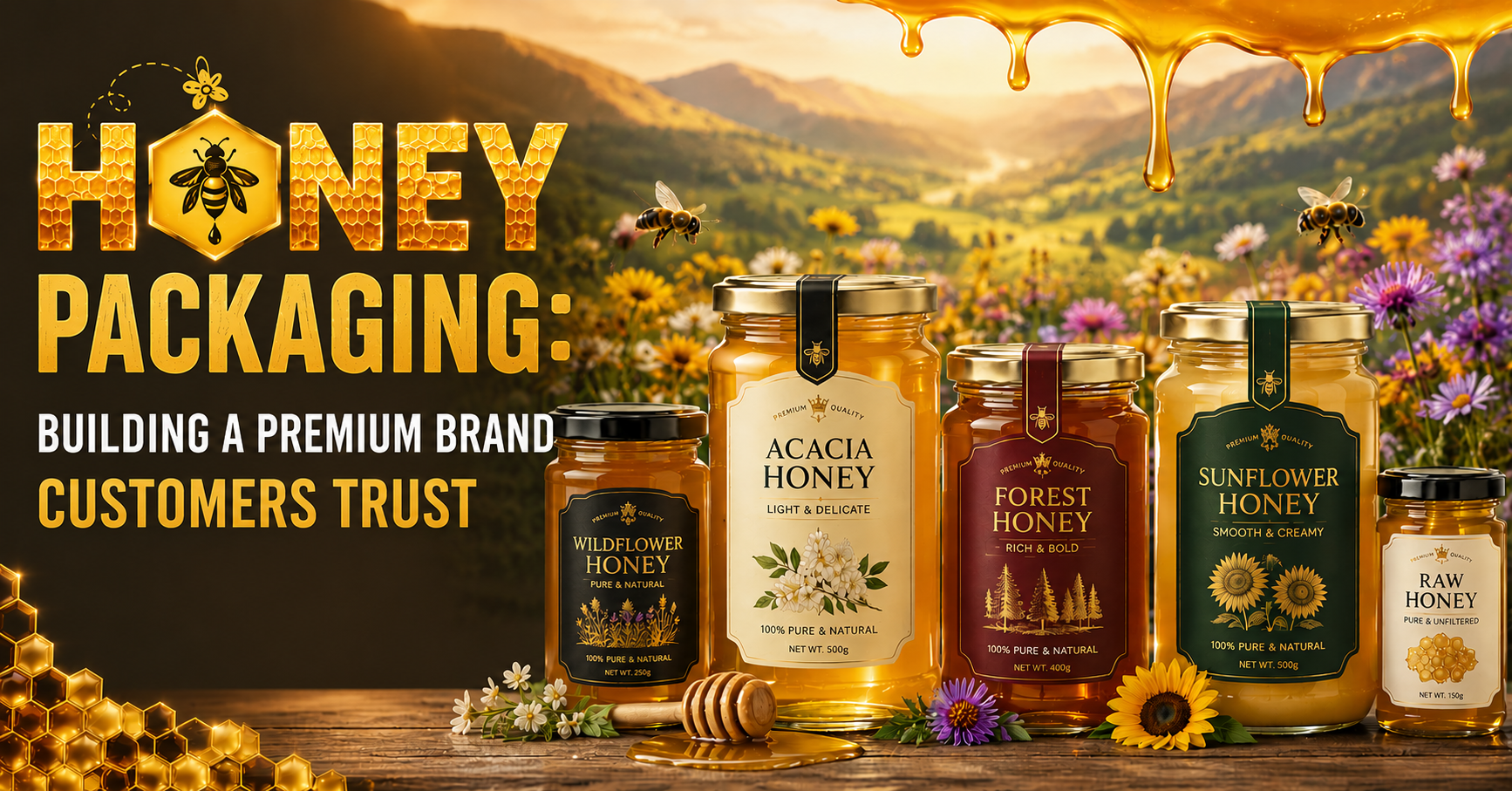 Honey Packaging: Building a Premium Brand Customers Trust