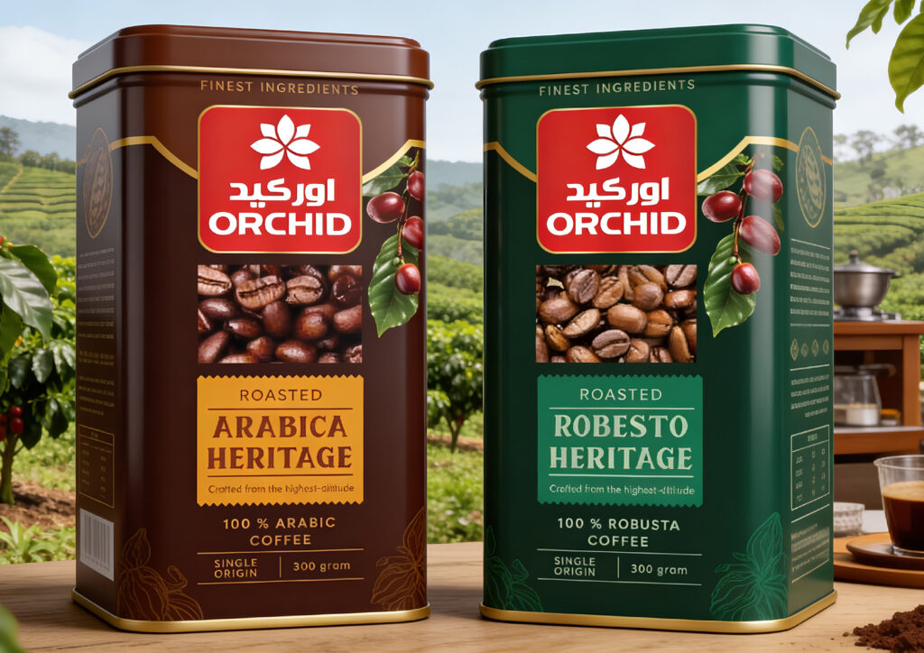 Coffee box packaging designed to enhance brand recognition and customer trust.
