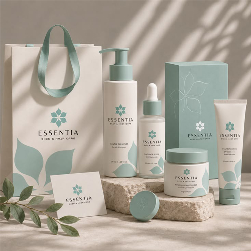 Innovative cosmetic packaging trends highlighting baby care bottles, creams, soaps, and hair care packaging.