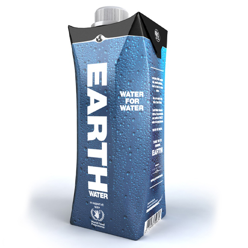 Innovative water bottle design with QR-enabled brand storytelling
