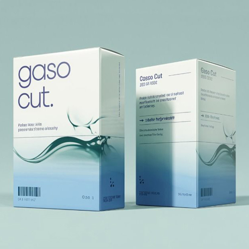 Medicine packaging with accessible information and modern branding.
