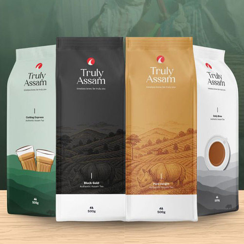 Tea packaging designed to tell a compelling brand story and build trust