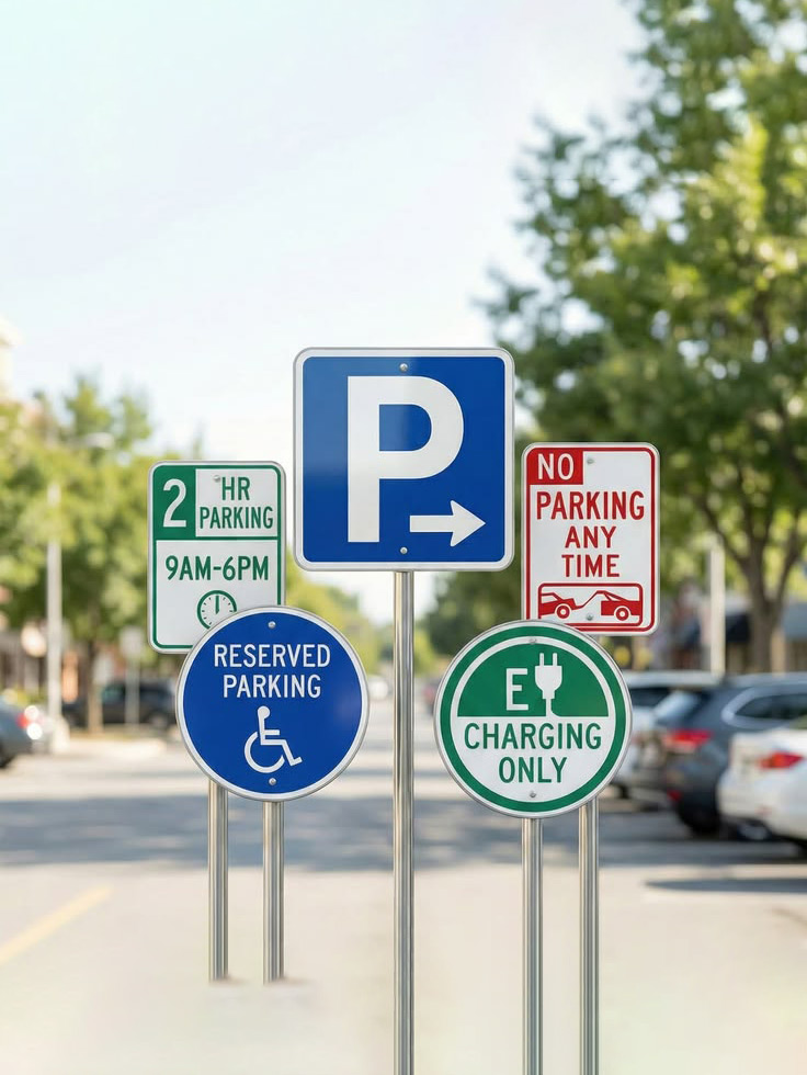 Parking and Utility Sign Boards