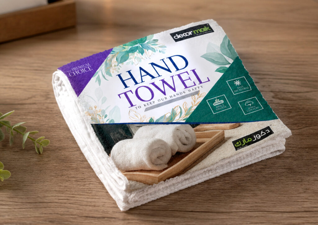 Personal care towel packaging with clean design and strong shelf appeal.