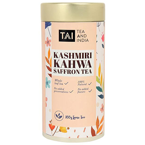 Premium-Kashmiri-Kahwa-packaging-showcasing-luxury-tea-brand-identity