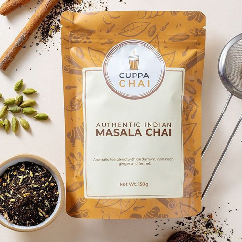 Premium-tea-branding-for-masala-chai-featuring-bold-colors-and-heritage-inspired-visuals