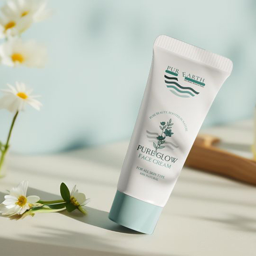 Modern cosmetic packaging trends featuring premium skincare bottles, tubes, and soap packaging with clean branding.