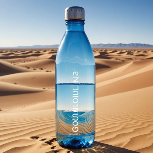 Mineral water packaging featuring traditional patterns and regional storytelling