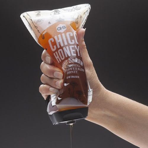 creative squeeze packging for honey