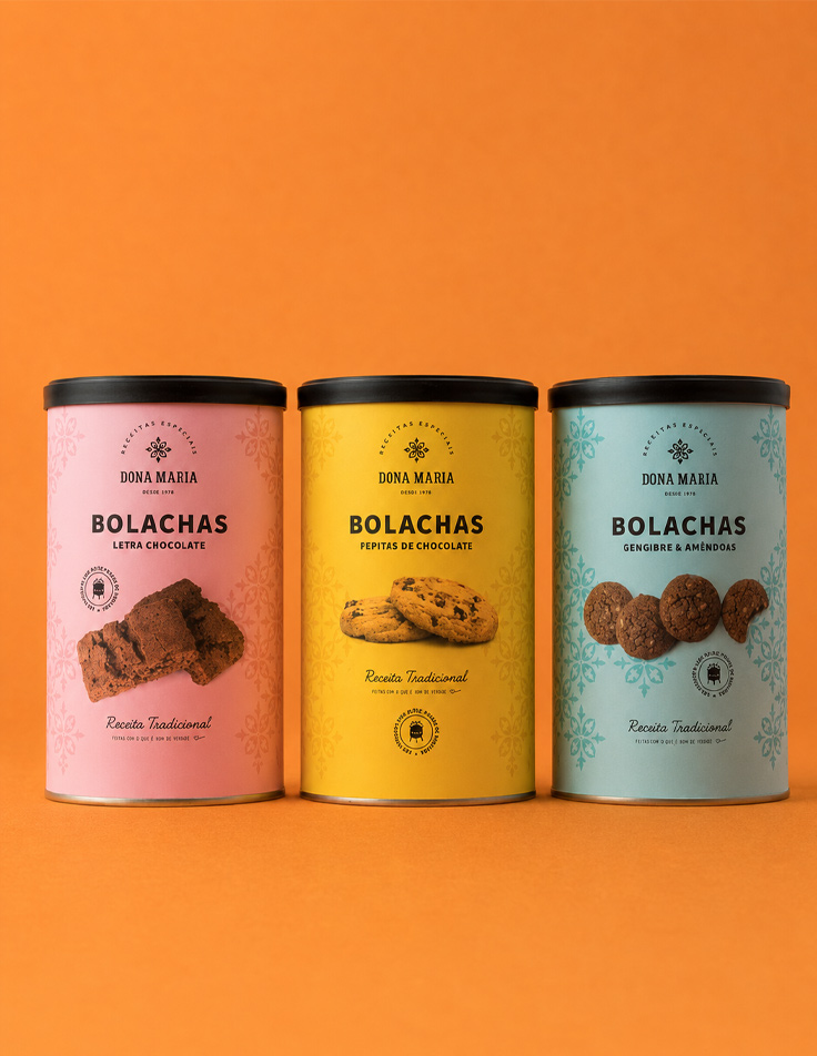 Butter cookie packaging with luxury finish