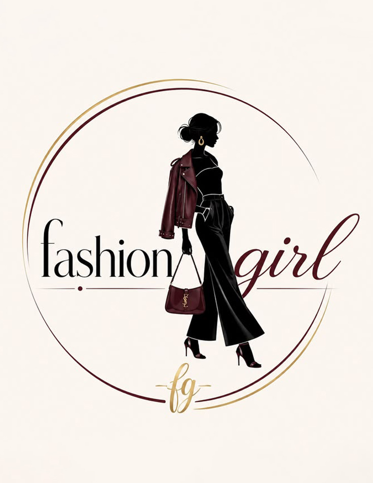 Clothing logo with modern typography and icon
