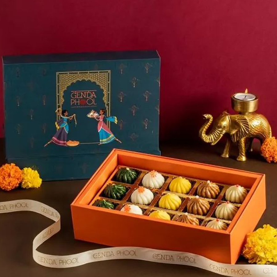 Creative mithai box design for artisan sweet brands