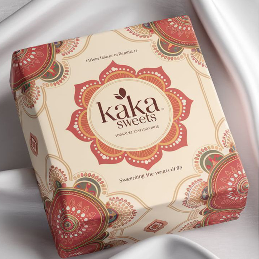 Creative mithai packaging design for festive occasions