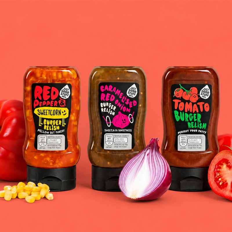Custom label design for sauce and condiment packaging