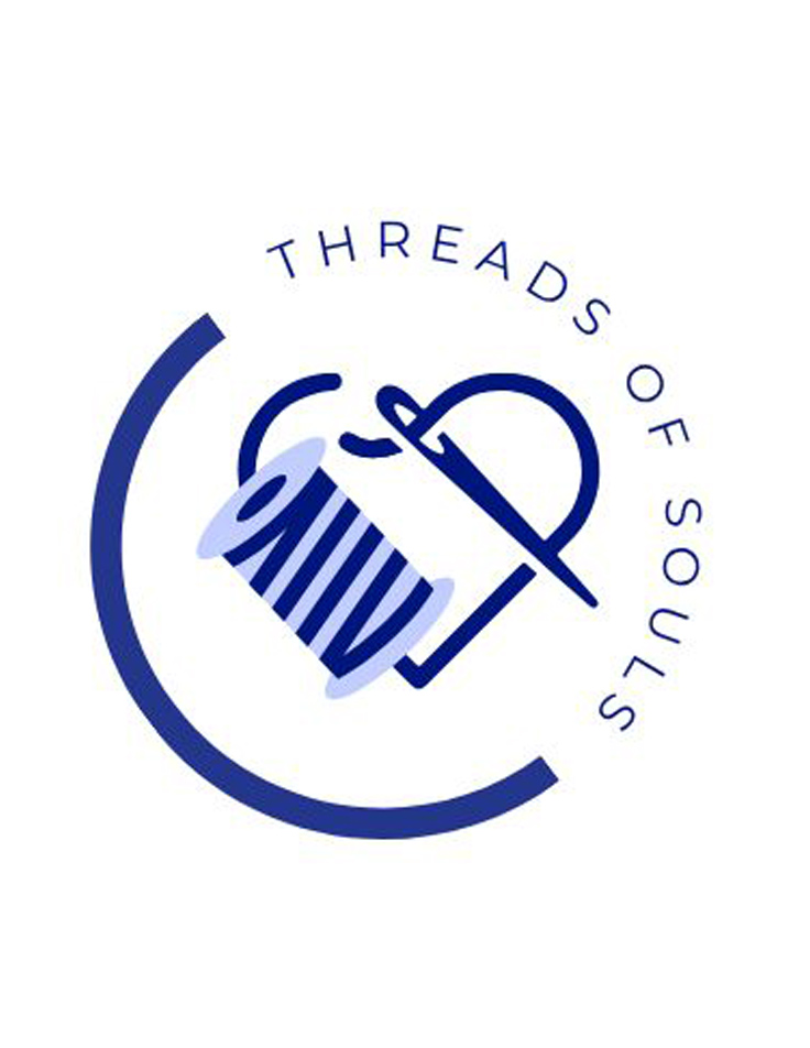 Elegant clothing brand logo on apparel packaging