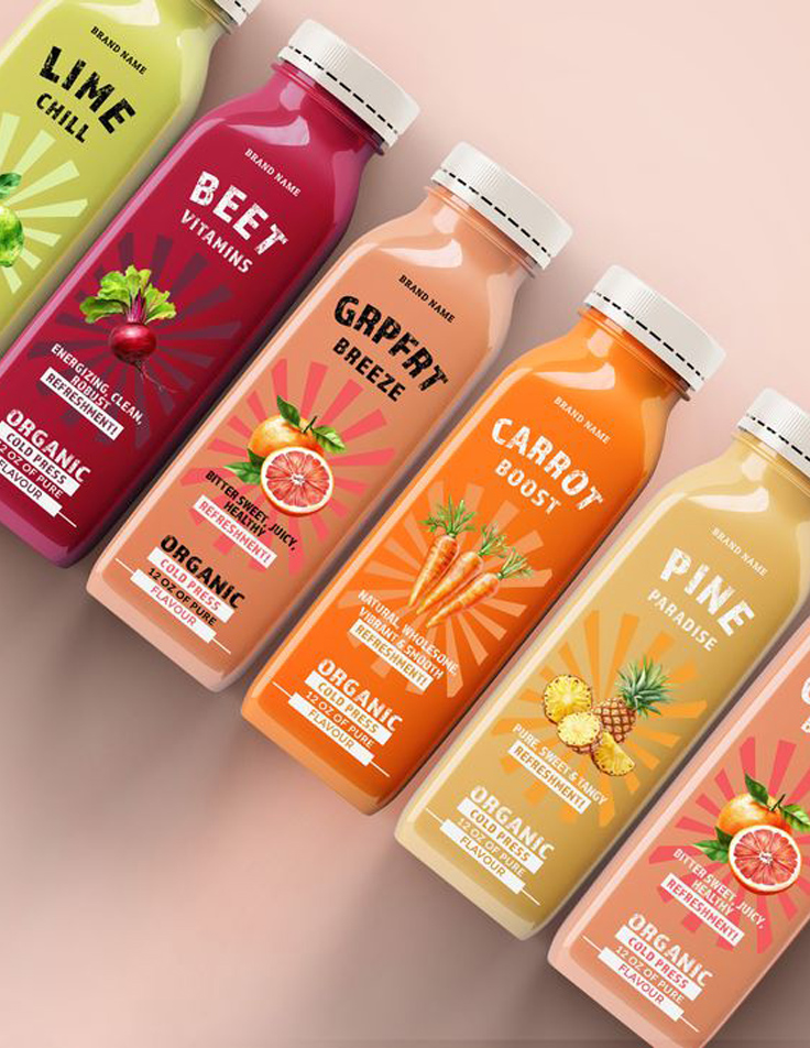 Ergonomic bottle shapes for everyday consumer products