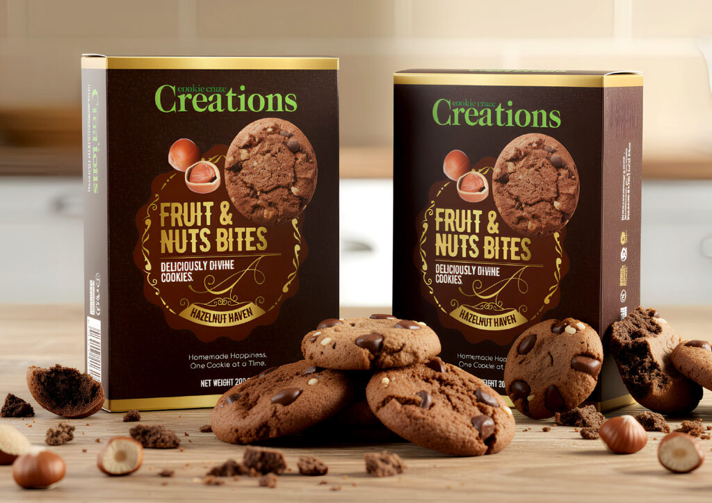 Expand Buzz biscuit packaging design concept