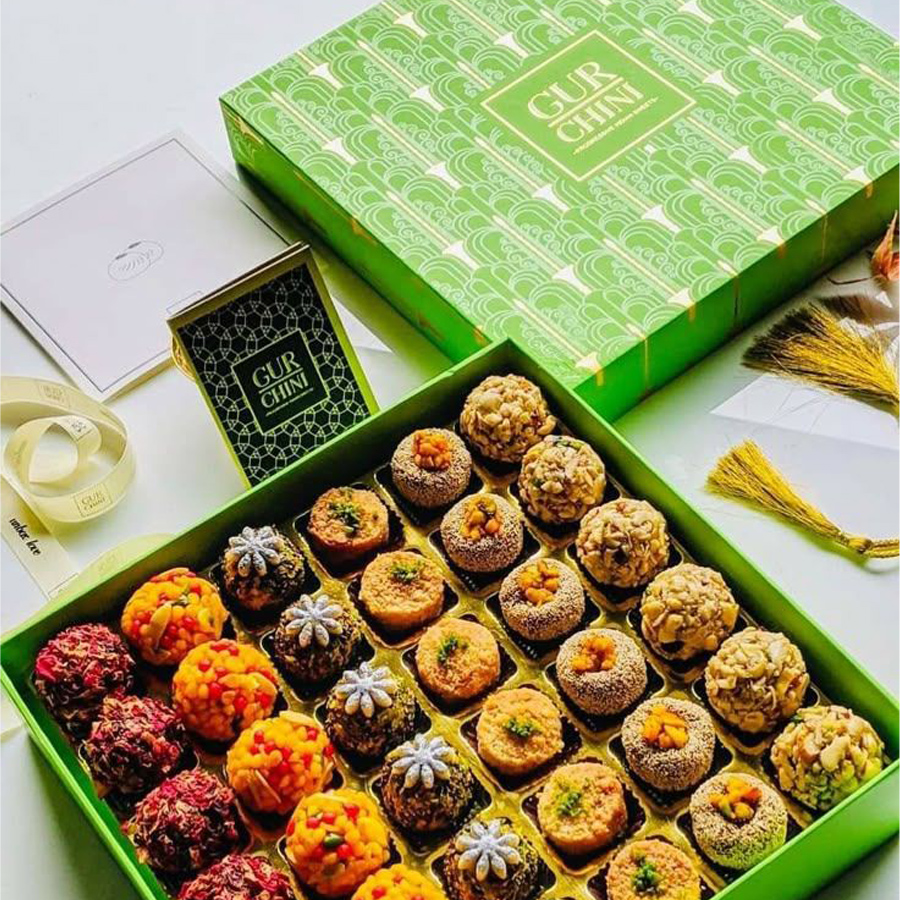 Festive sweet box packaging design for Diwali gift hampers