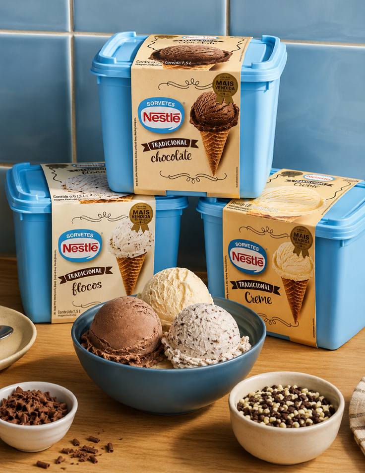 Gourmet ice cream jar packaging