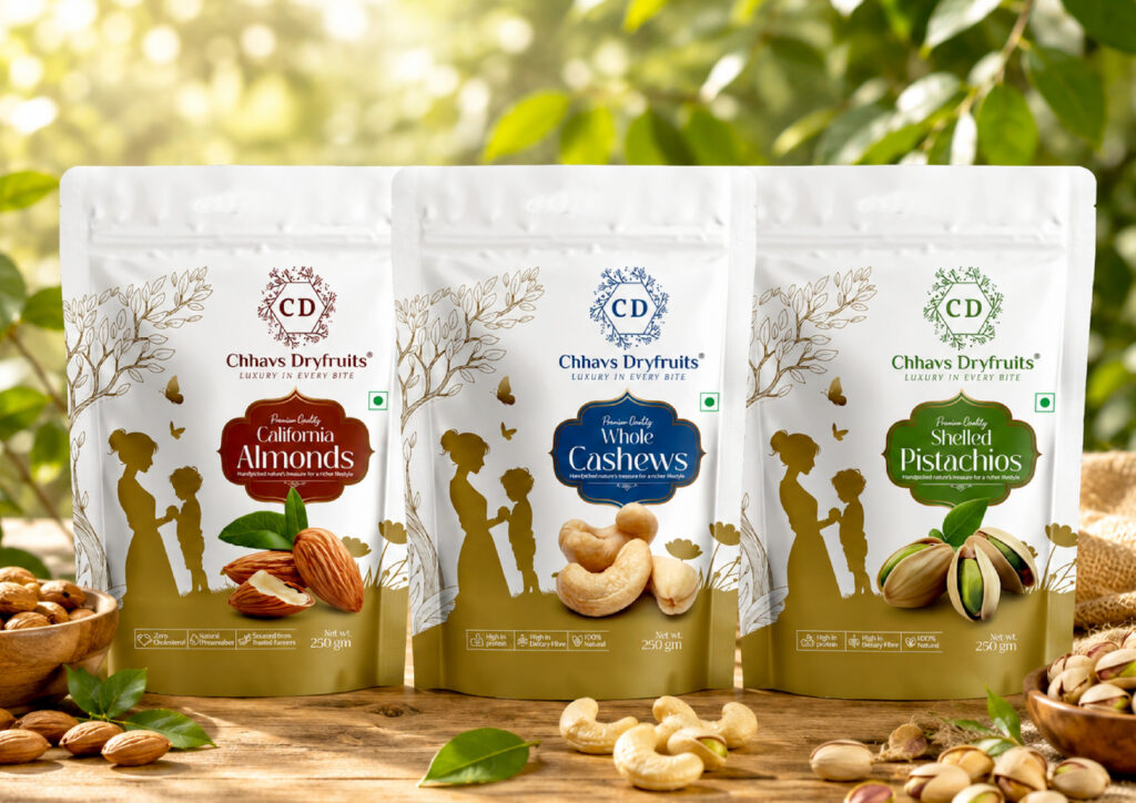 High-quality product packaging with premium branding